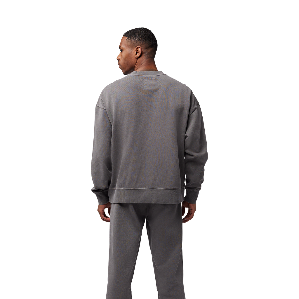 Wordmark Oversized Crew Pullover