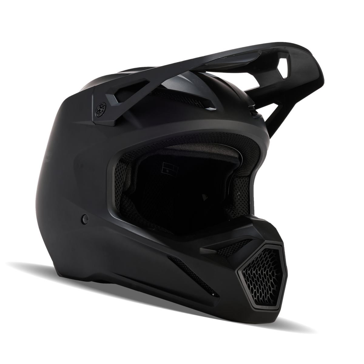 Youth V1 Matte Black Helmet