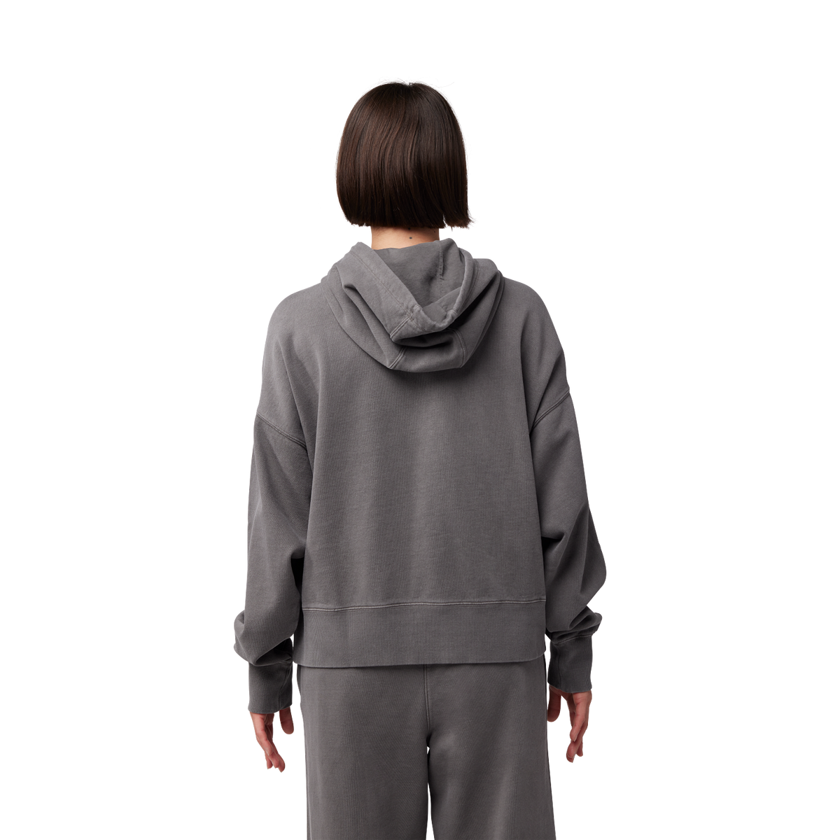 Womens Wordmark Oversized Pullover Hoodie