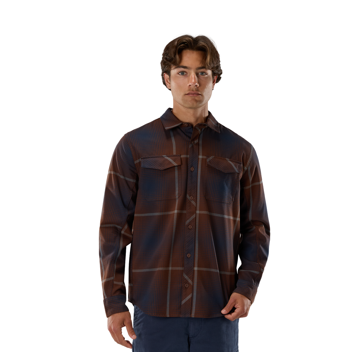 Survivalist Fire Long Sleeve Flannel Shirt